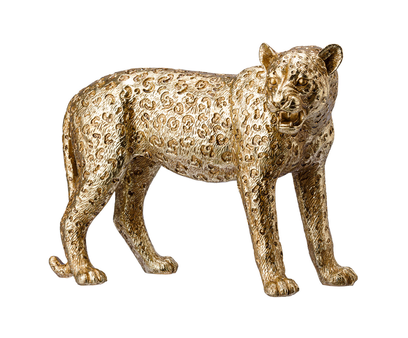 Escultura On&ccedil;a Dourada - image 1