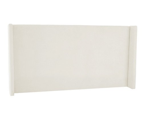 Cabeceira em Boucle Aveludado Classic OffWhite image number 2
