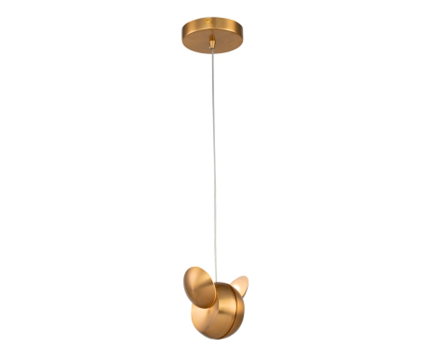 Pendente de Led 6W Emma Dourado - Bivolt - image 0