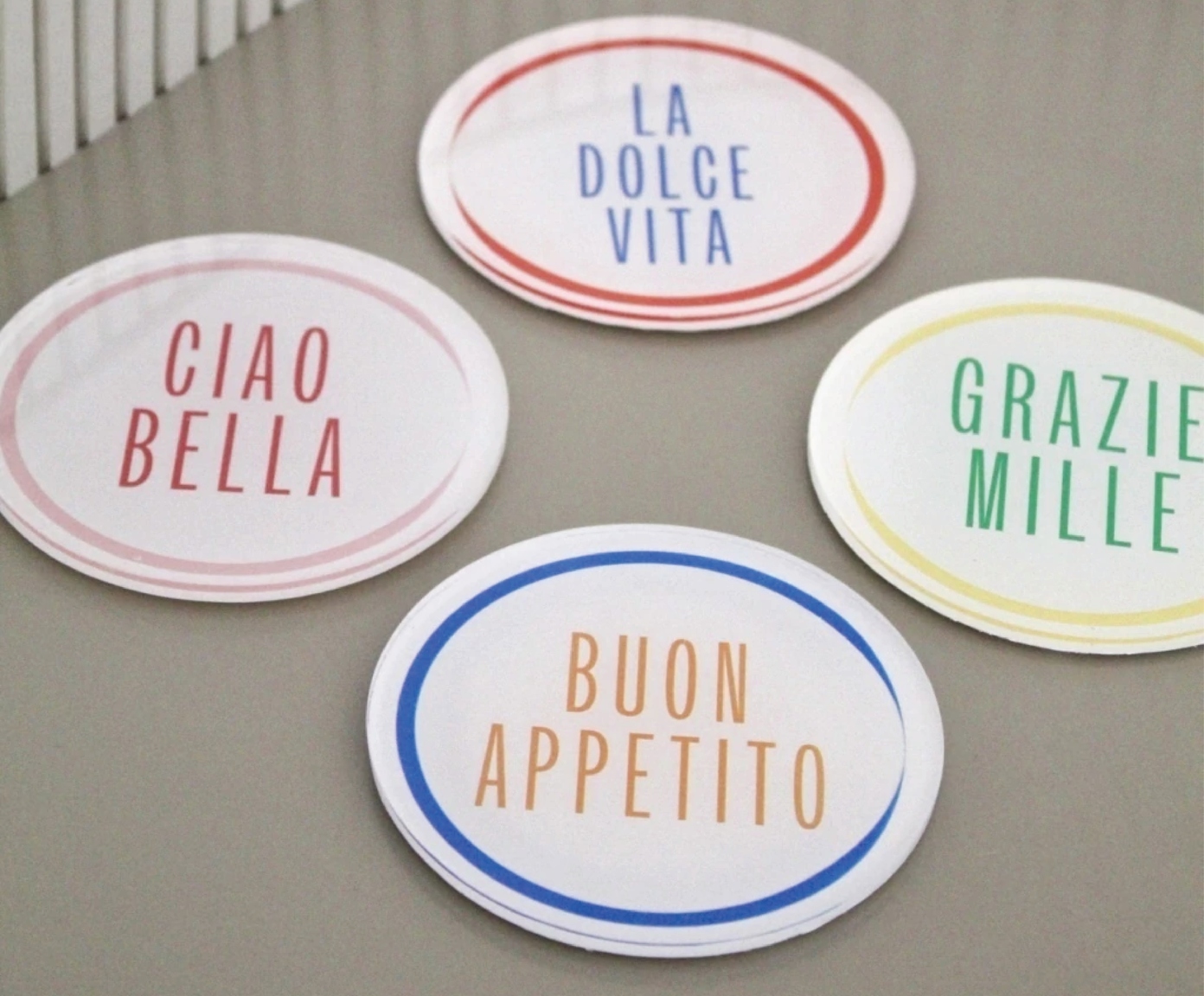 Jogo de Porta-Copos Ciao Bella image number 1