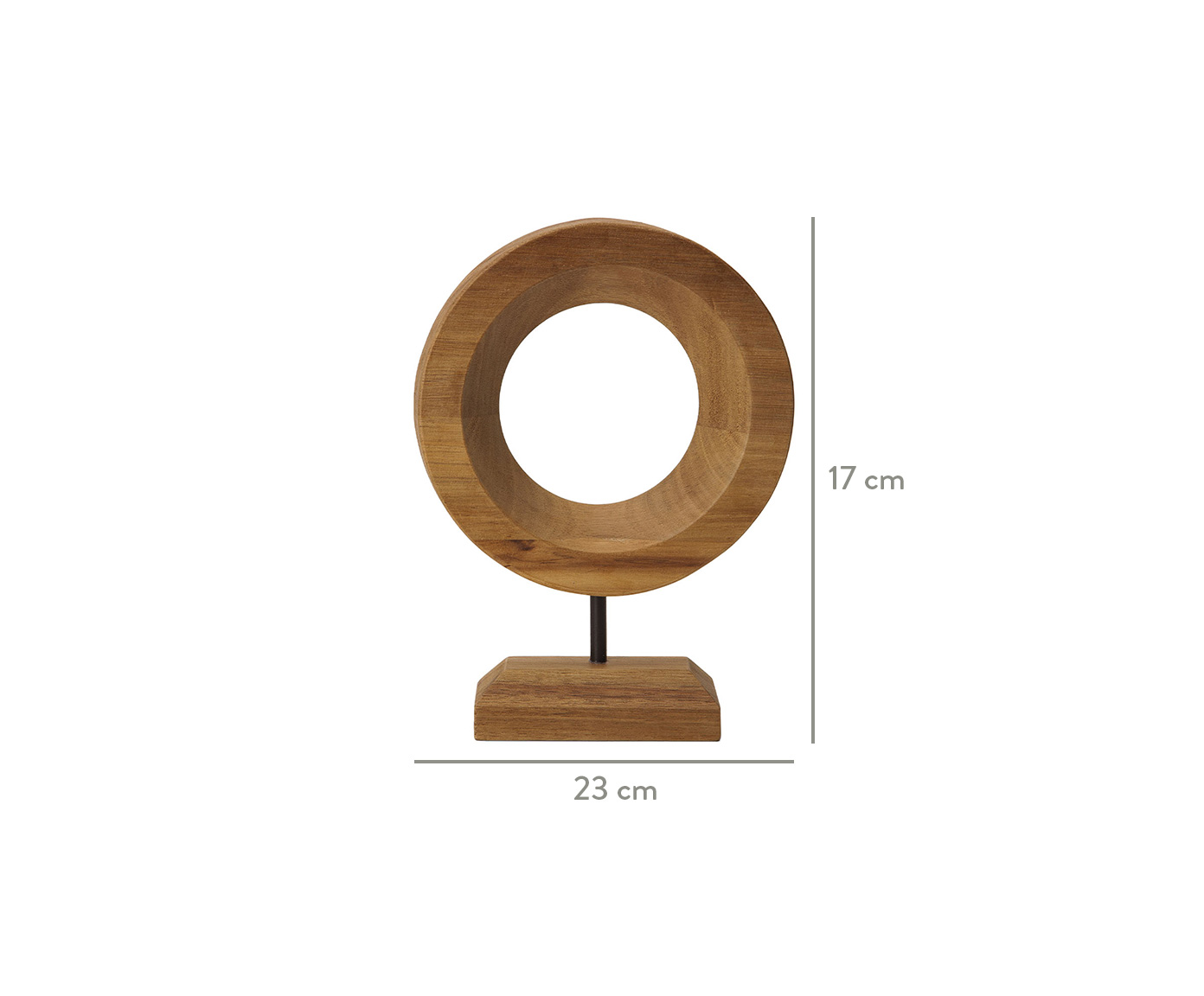 Adorno em Madeira Wood - Marrom image number 2