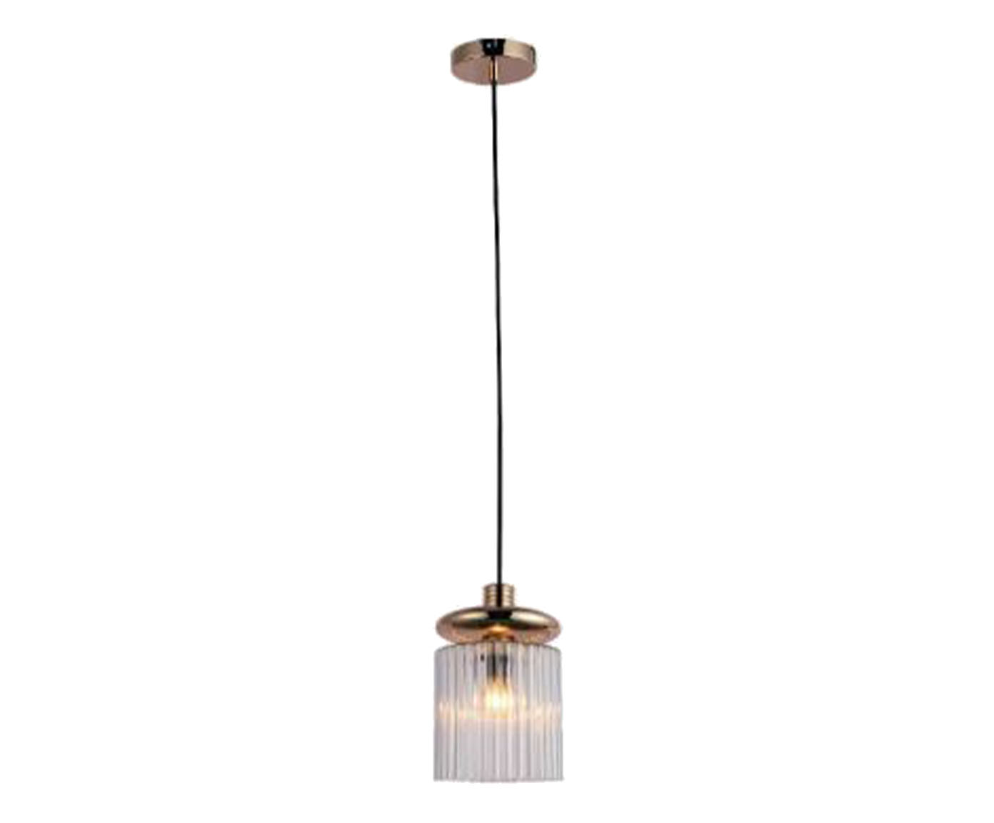 Pendente Tule Dourado Bivolt image number 0