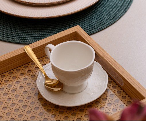 Jogo de Colheres para Caf&eacute; Gastro Dourado image number 3