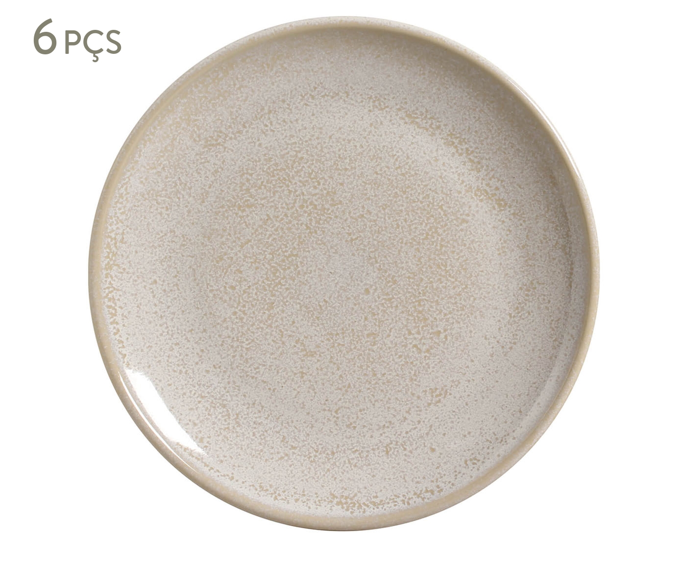 Jogo de Pratos Raso Coup Stoneware Latte Cru image number 0