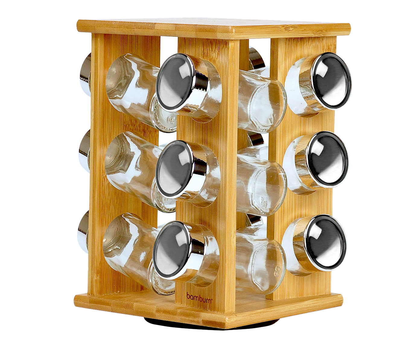 Jogo de Porta-Condimentos em Bambu Fabrizio - 100Ml - image 0