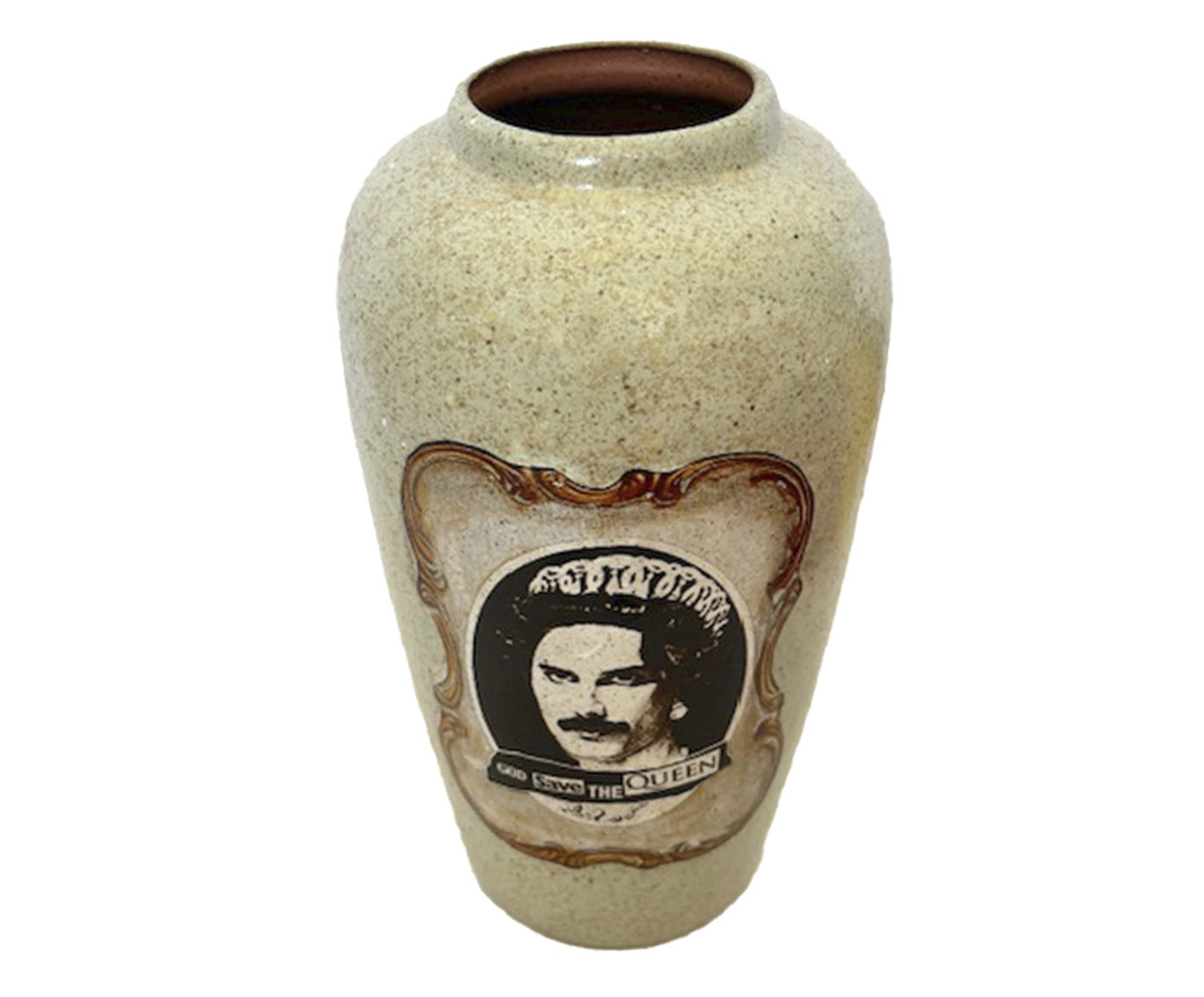 Vaso Longo S&atilde;o Jorge Cer&acirc;mica Turquesa image number 1
