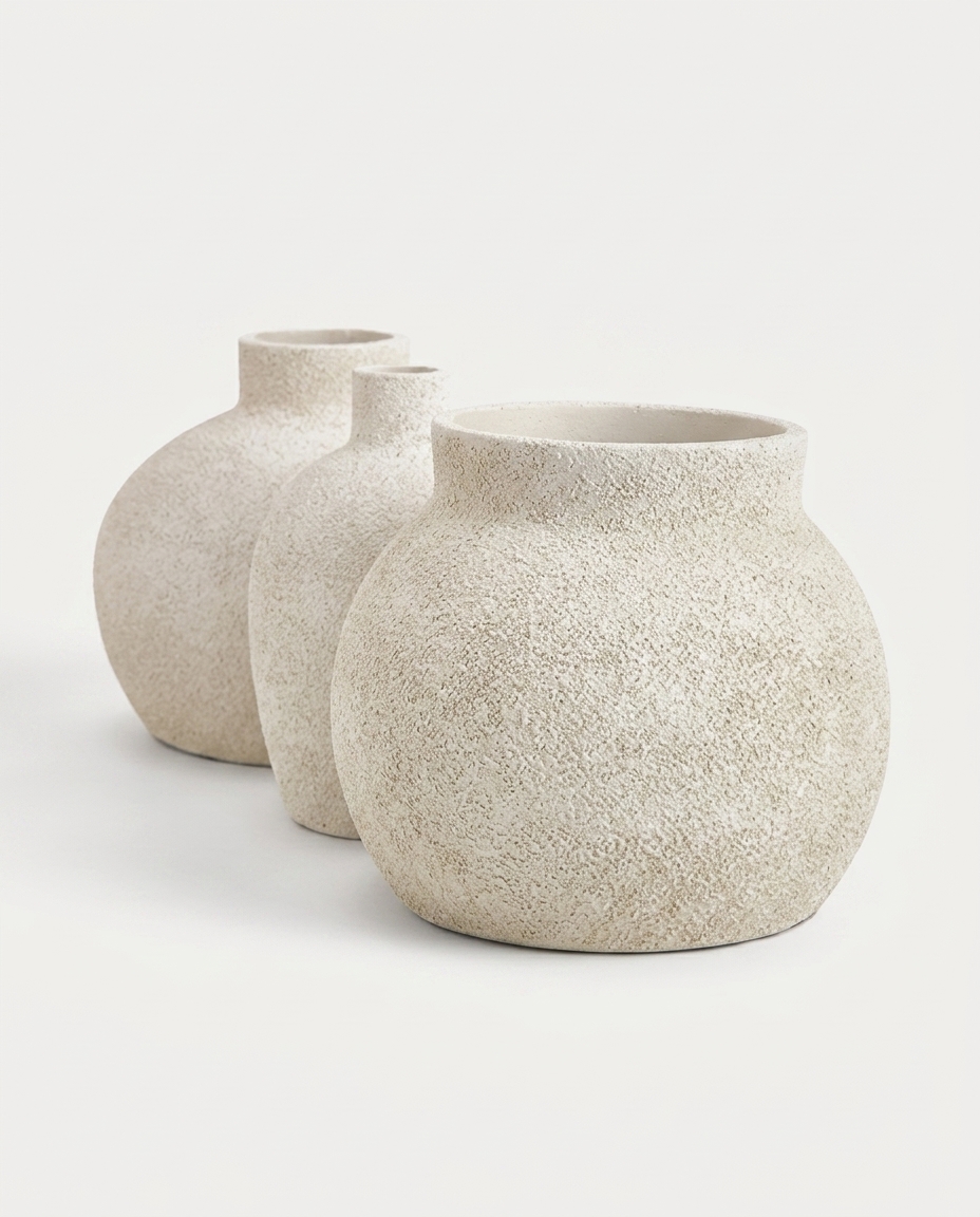 Jogo Minivasos Llanke Off White image number 2