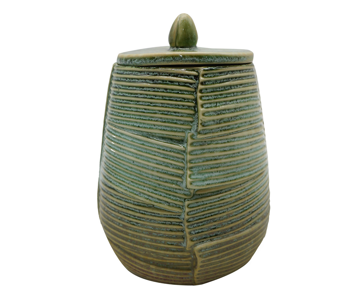 Pote Folhas Verde - image 0