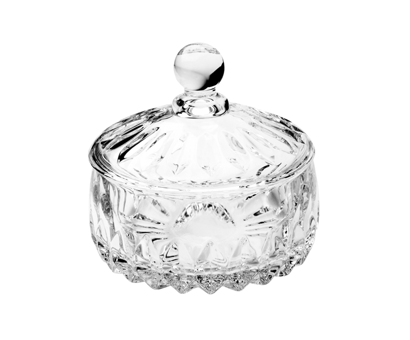 Pote Decorativo em Cristal Louise Transparente - image 1