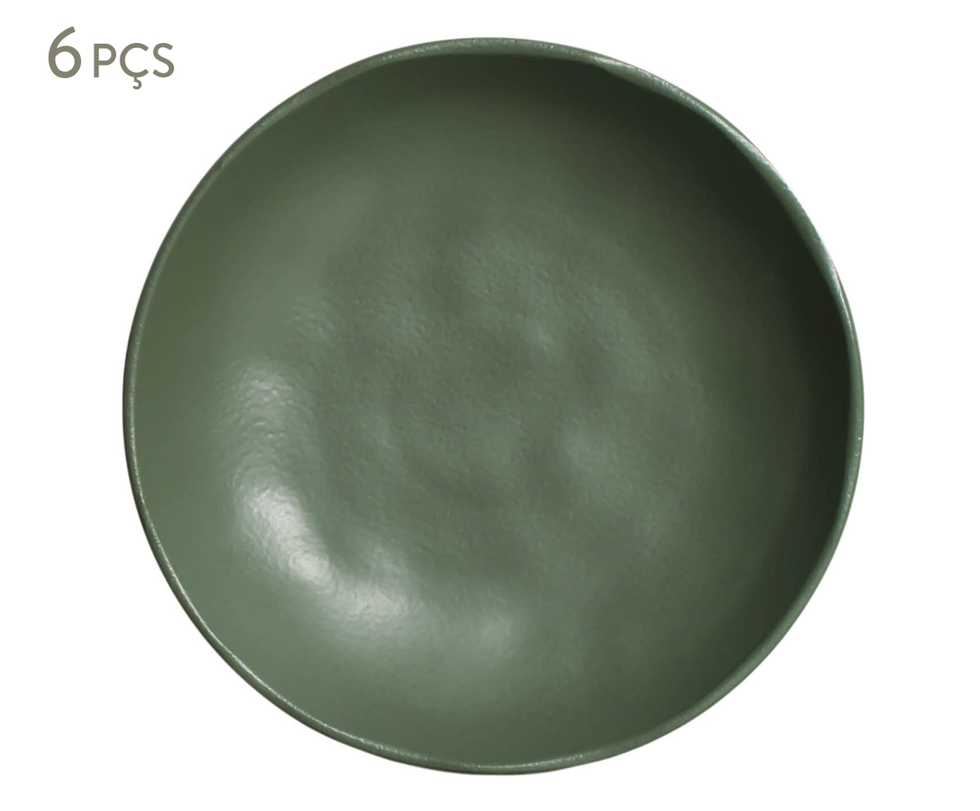 Jogo de Pratos Fundo Bio Leaf Verde image number 0
