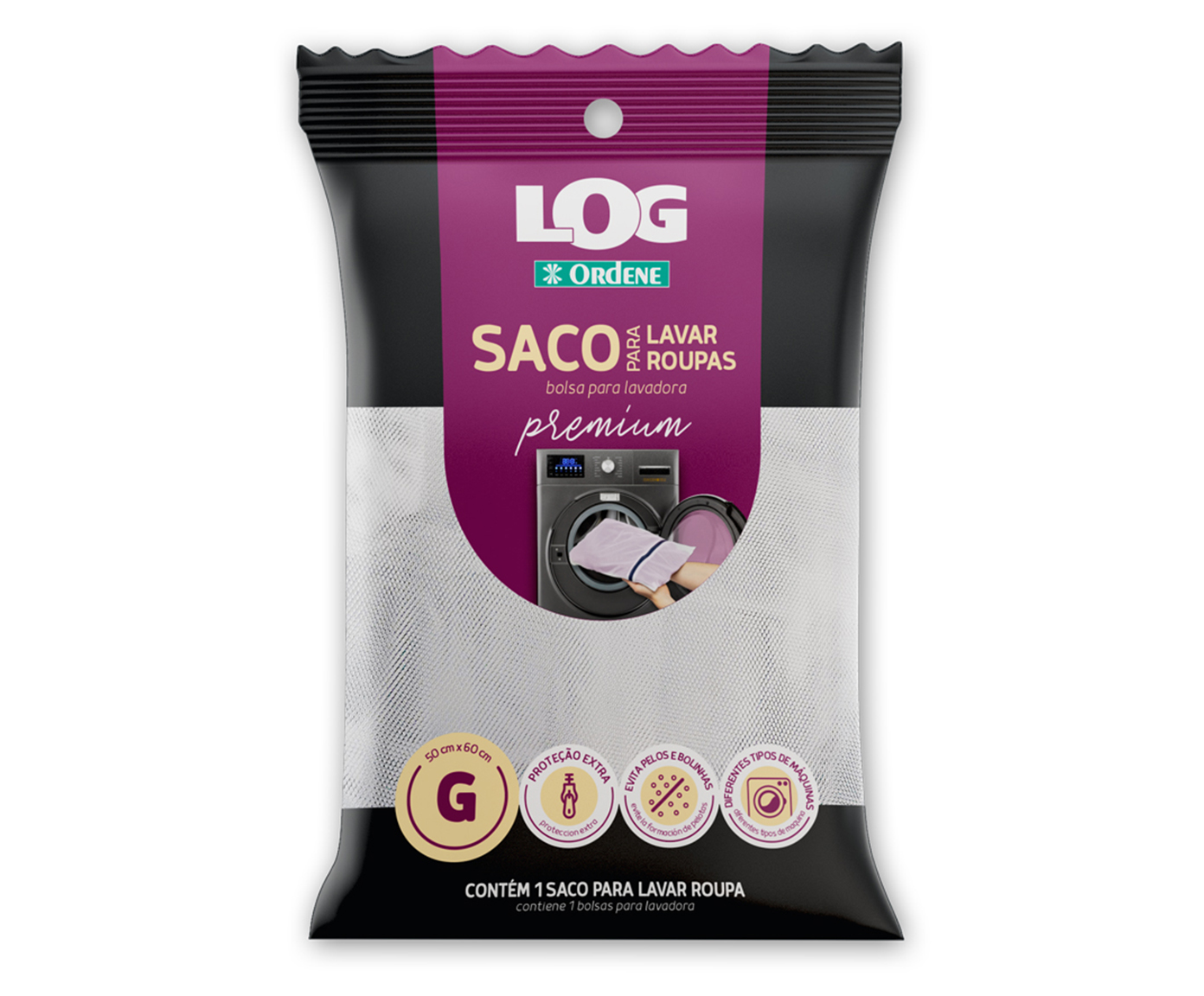 Saco para Lavar Roupas Log image number 4
