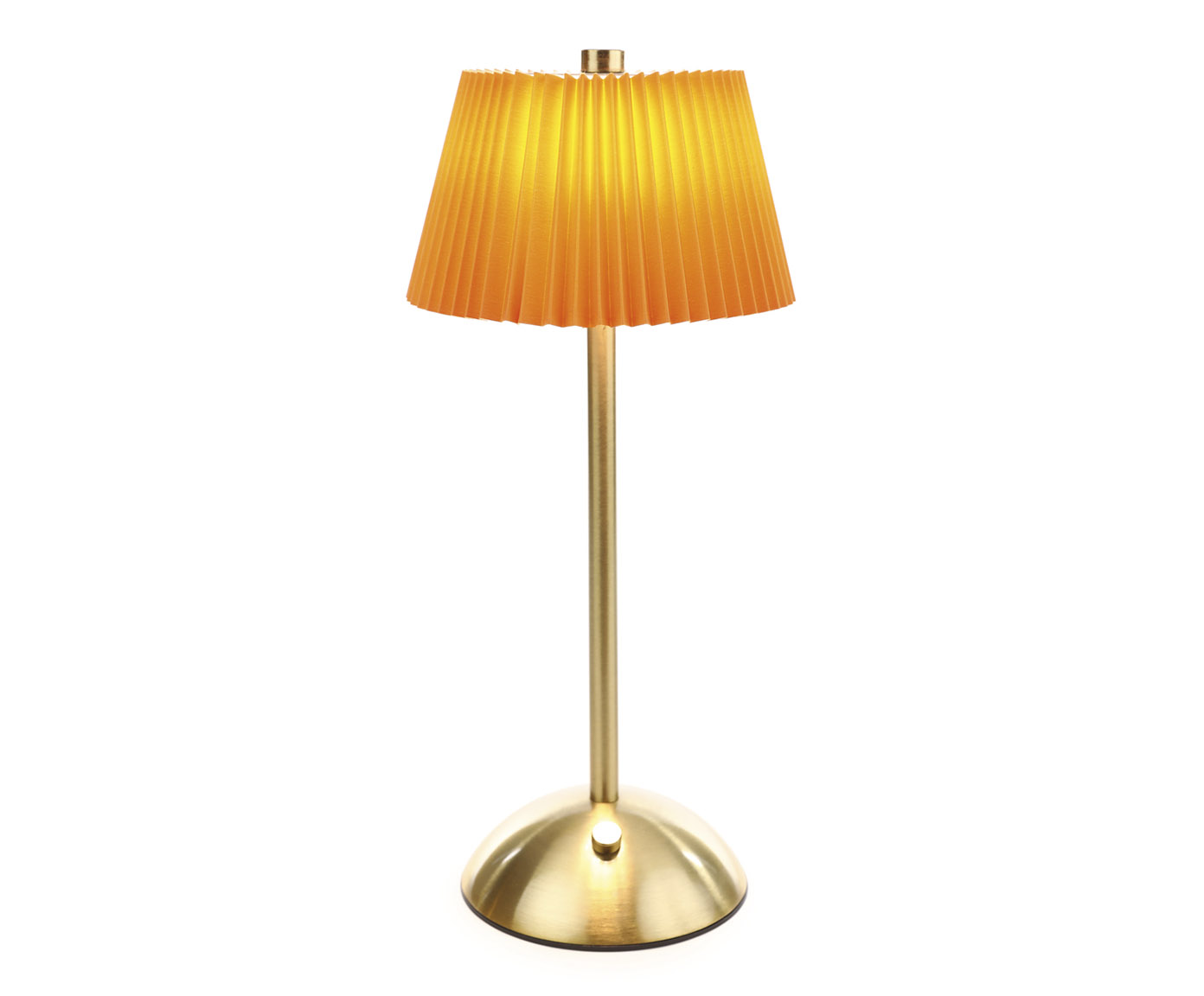 Lumin&aacute;ria de Mesa Moho Dourado e Laranja image number 0