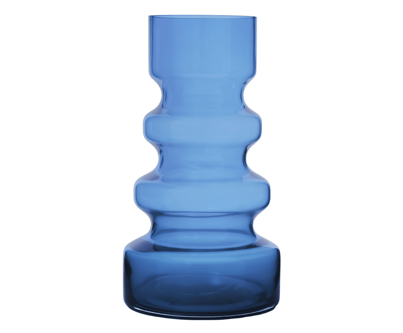 Vaso em Vidro Nanda - Azul image number 0