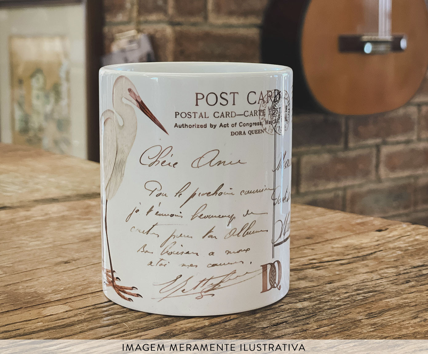 Caneca Post Card Branca image number 2