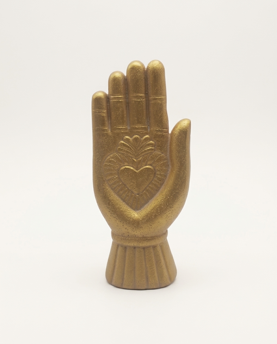 Escultura Gaia Gold M&eacute;dio image number 4