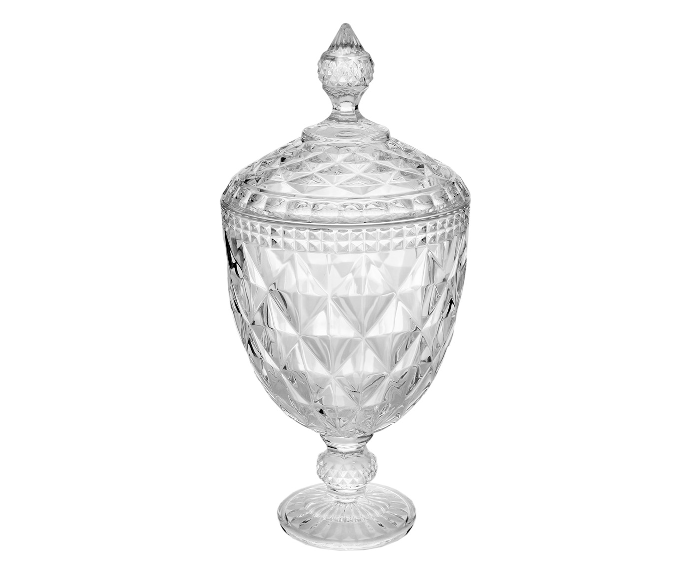 Bomboniere em Cristal Diamond Transparente image number 2