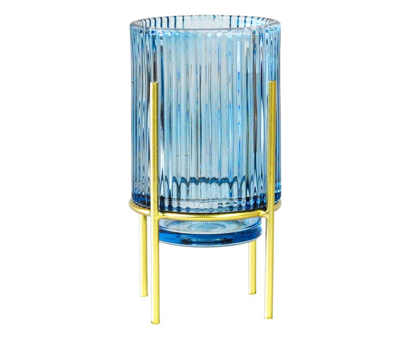 Vaso com Suporte Hador Azul image number 0