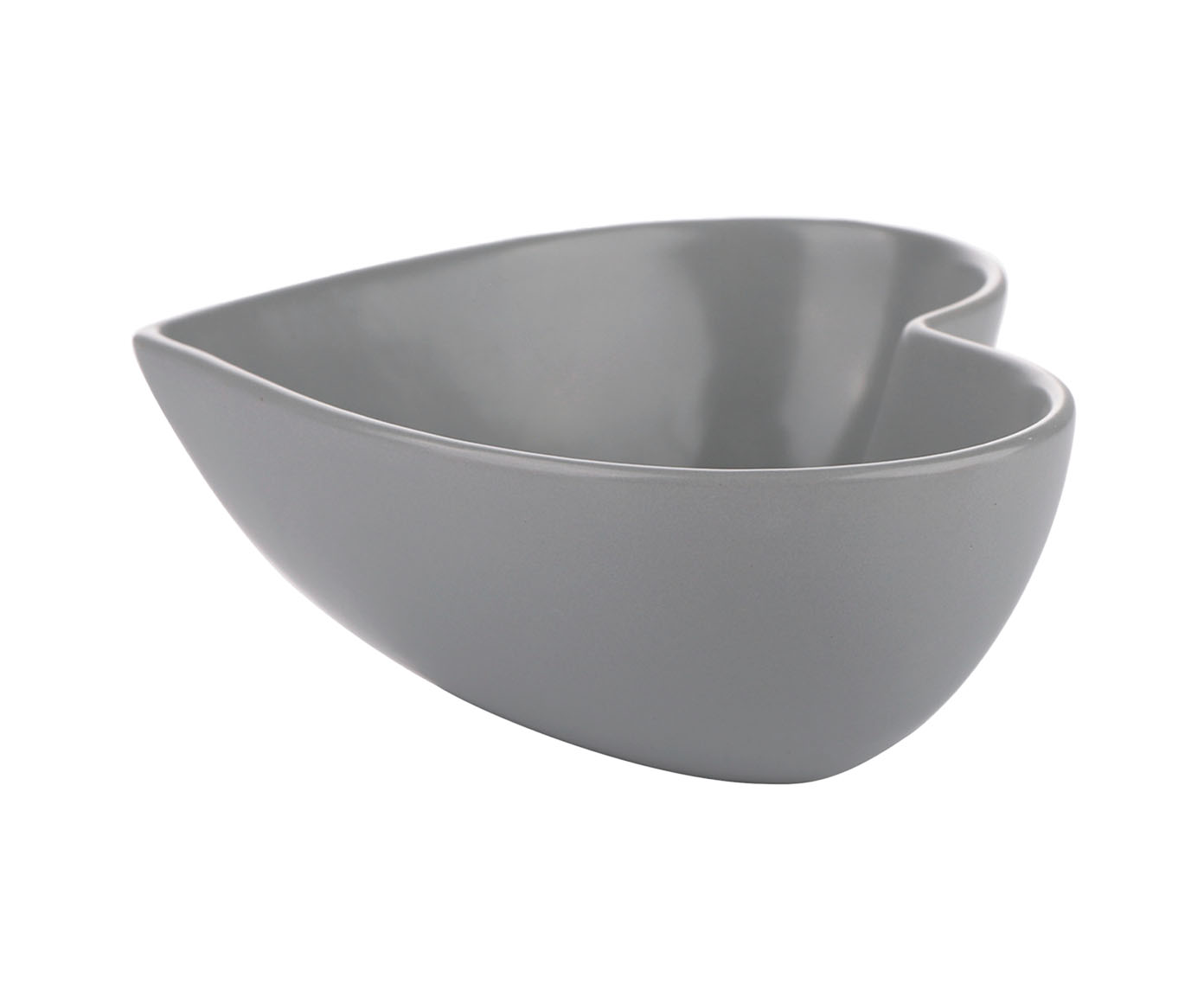 Bowl em Porcelana Lovely Cora&ccedil;&atilde;o Cinza - image 0