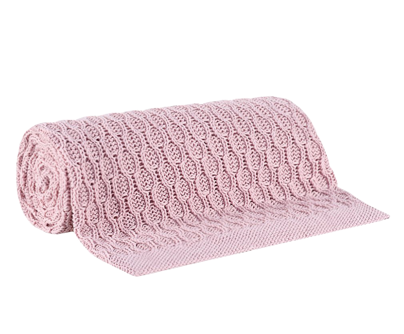 Manta Tricot Max Rosa - 125X150cm - image 0