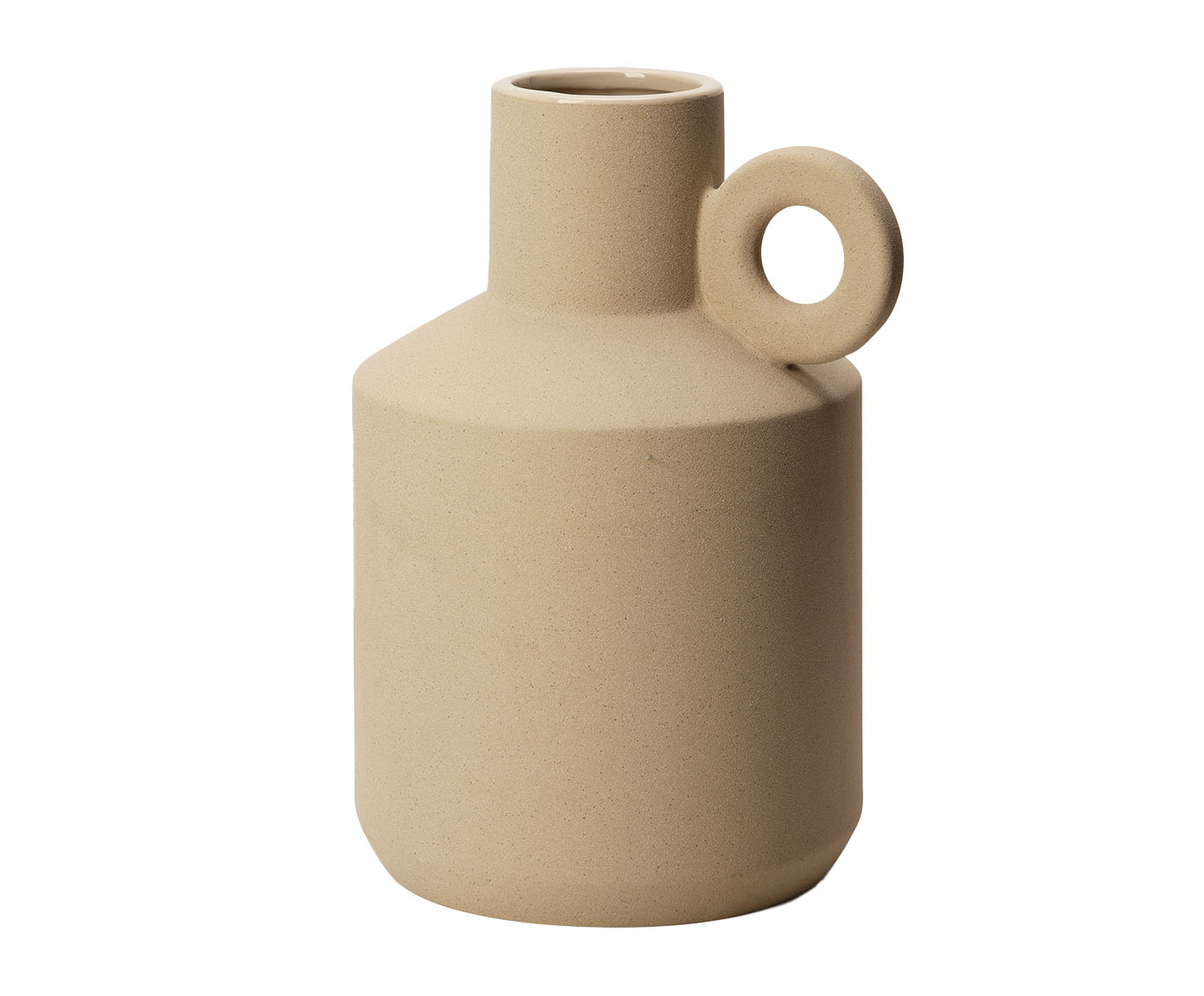 Vaso em Cer&acirc;mica Swami Bege image number 0