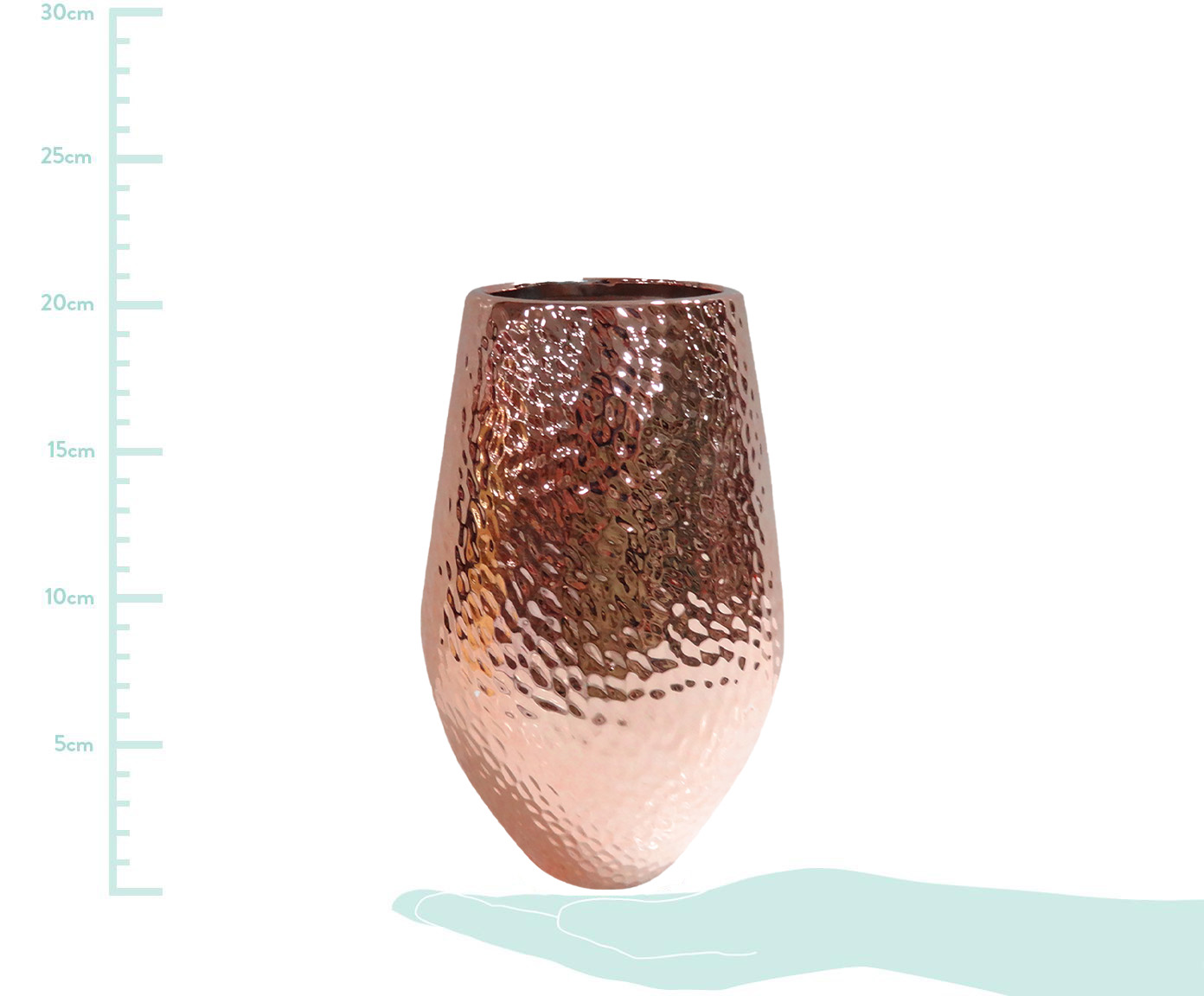 Vaso em Cer&acirc;mica Id&ecirc; - Rosa image number 1