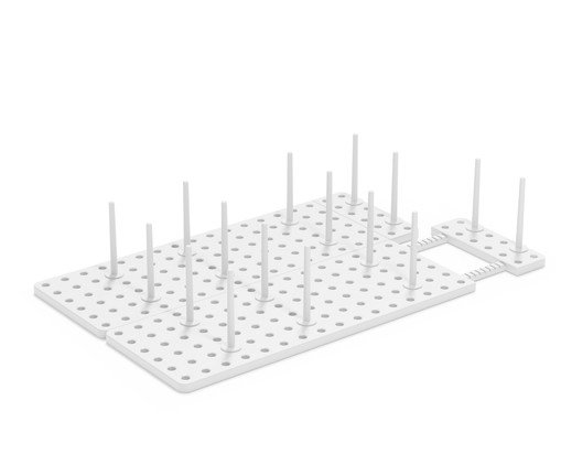 Jogo Organizador de Gavetas Extens&iacute;vel Peggy Branco image number 2