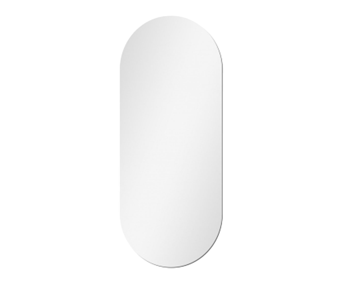 Espelho Lapidado com Led Branco Oblong com Bot&acirc;o - image 0