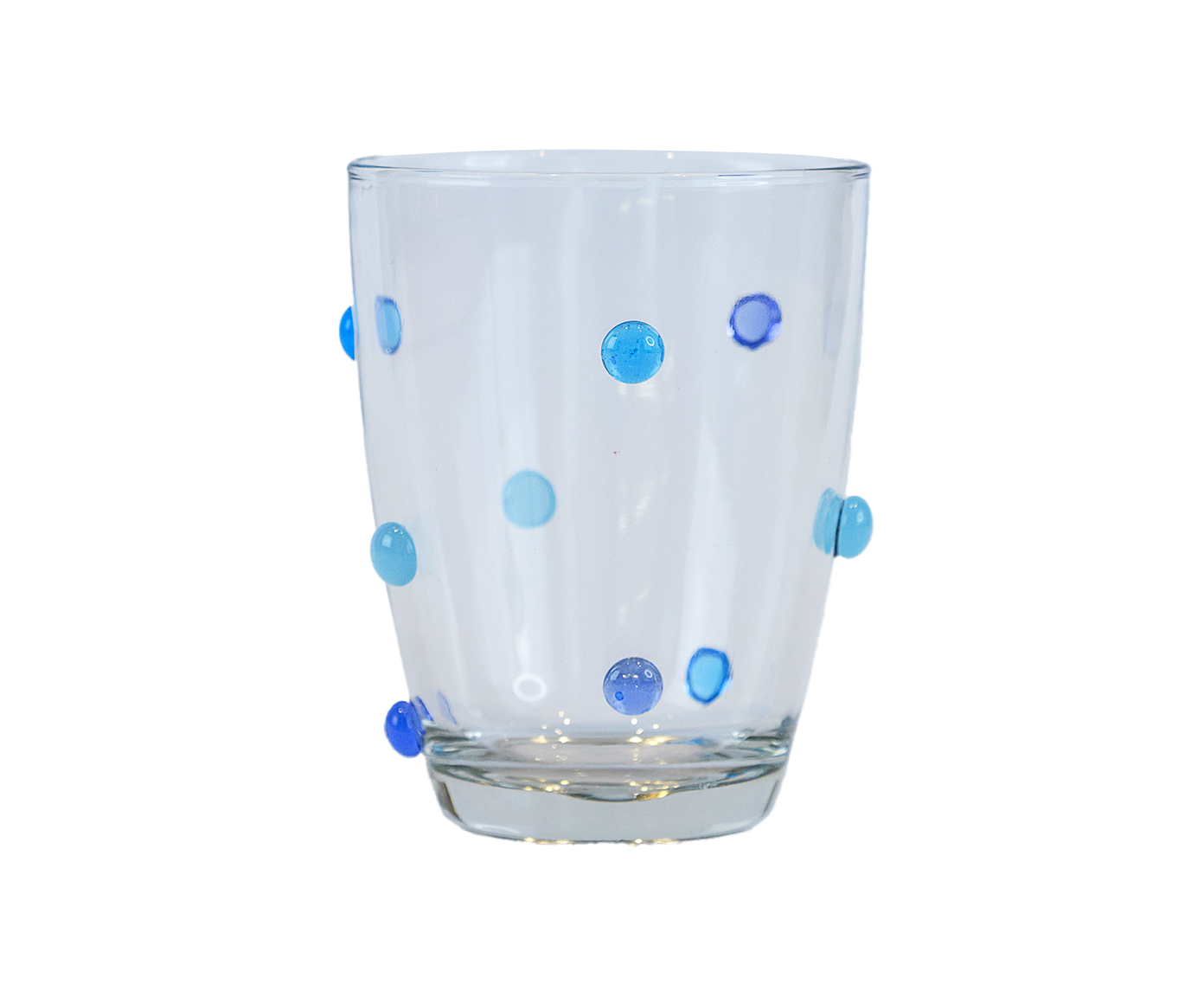 Copo de Vidro Gemas Mix Azul image number 0