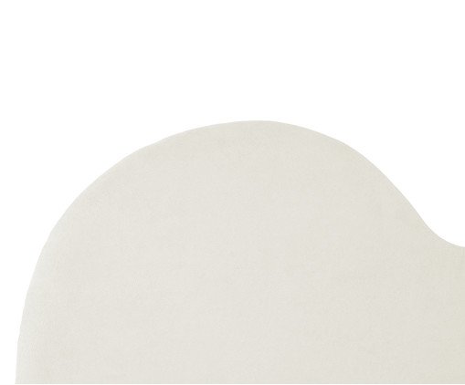 Cabeceira em Boucle Aveludado Hill OffWhite image number 3