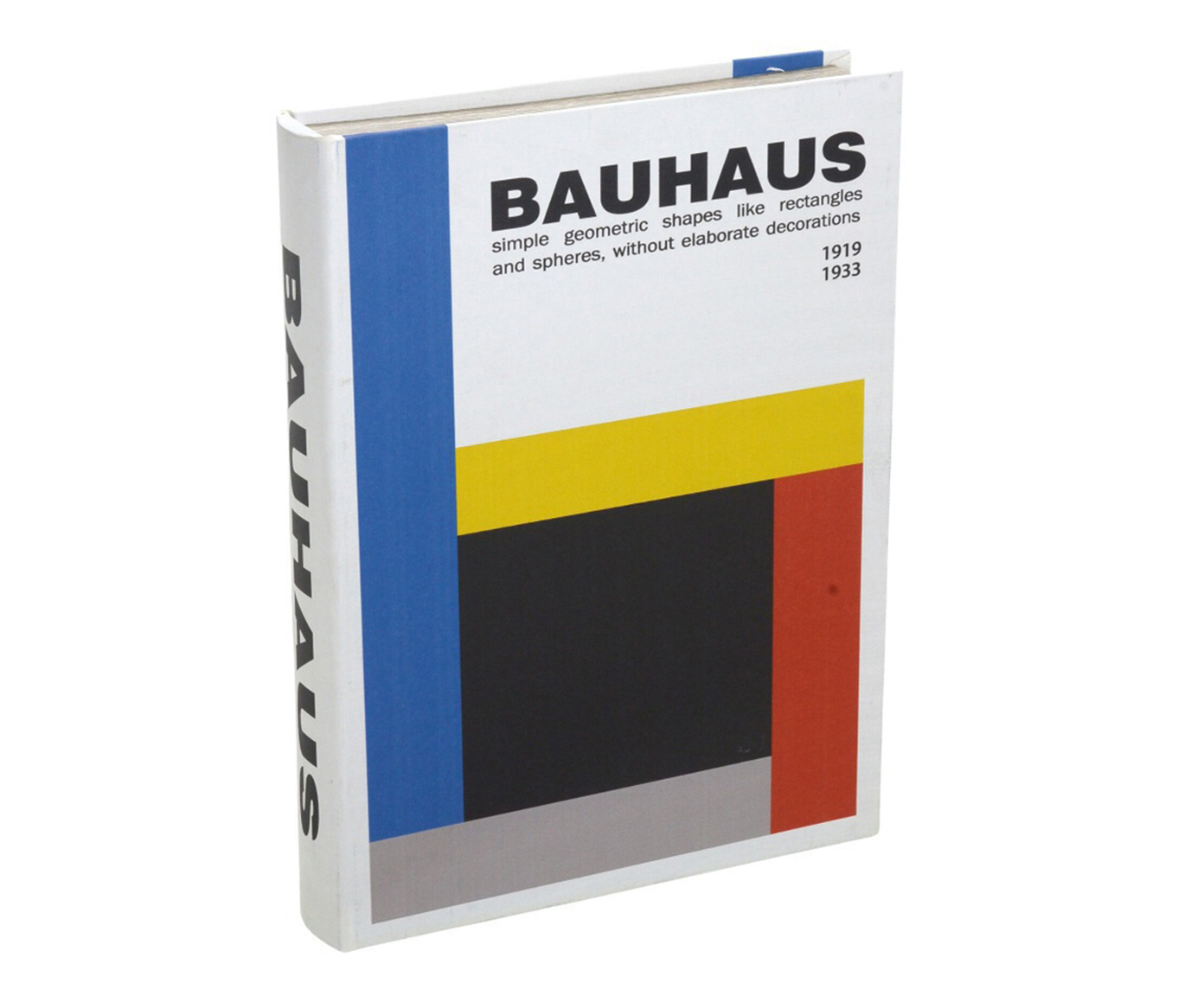 Caixa de Livro Decorativa Bauhaus image number 0