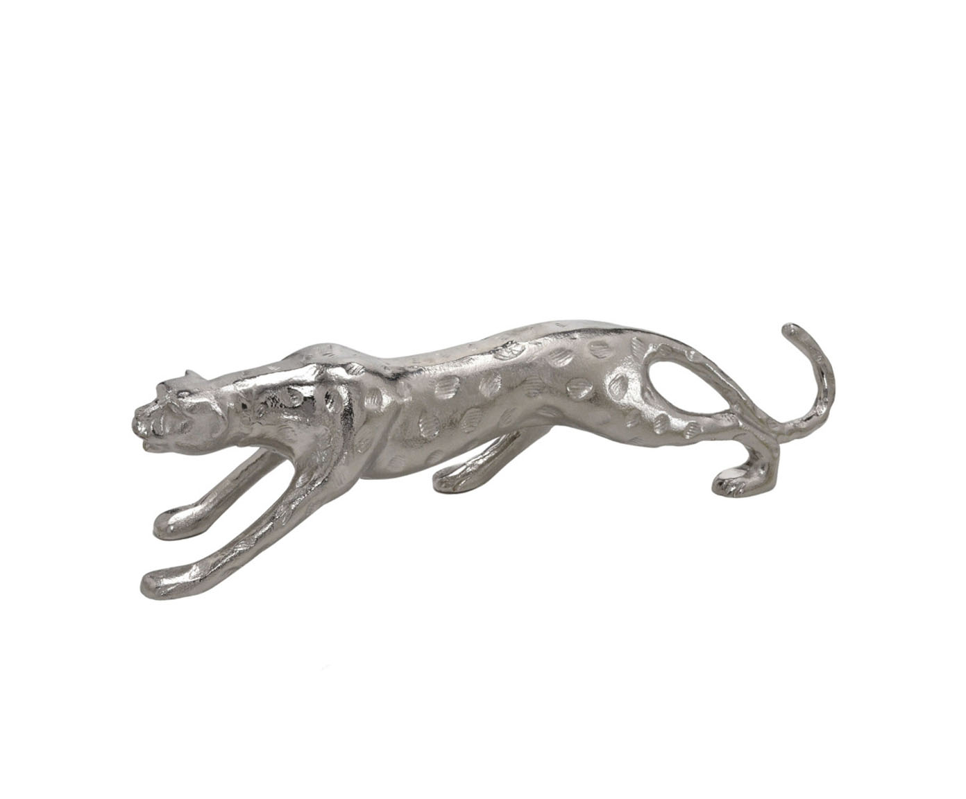 Adorno Leopardo Dylan - Prateado - image 0