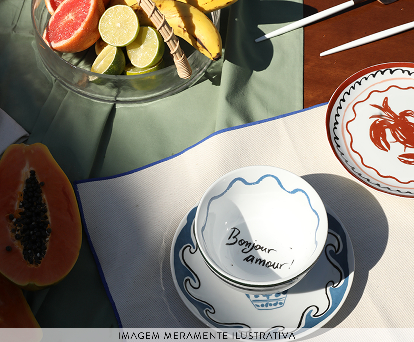 Prato de sobremesa em porcelana Vaso image number 5