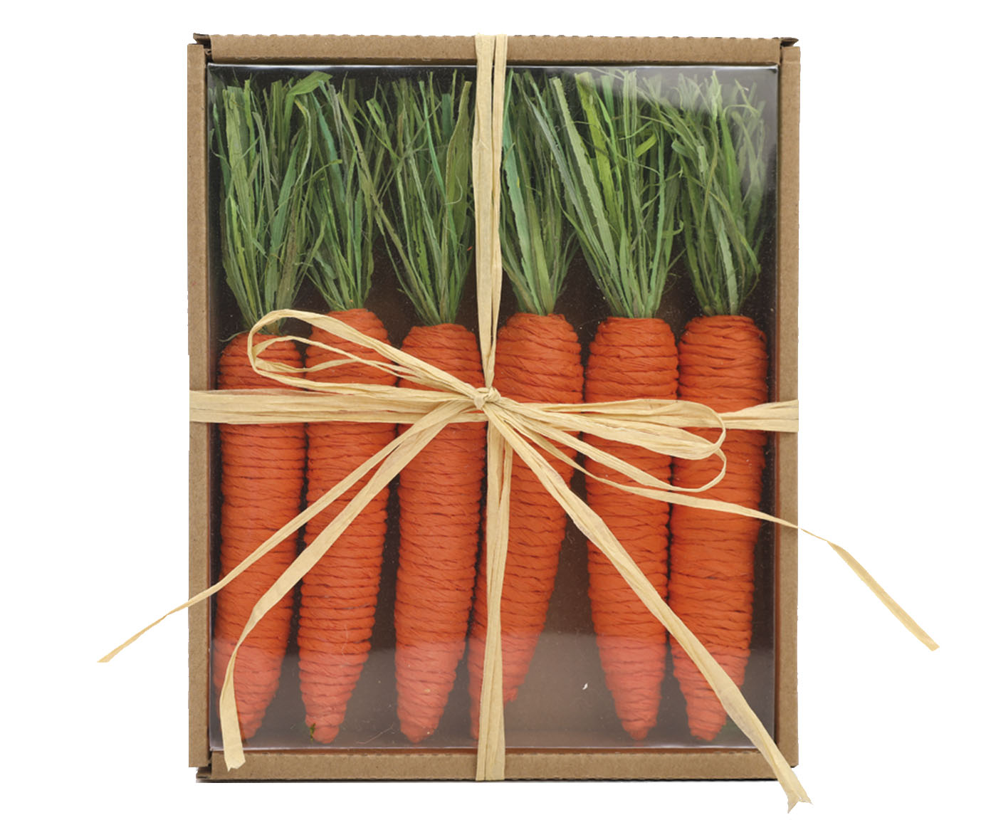 Jogo de Gift Box Cenoura Decorativa Verde e Laranja image number 0