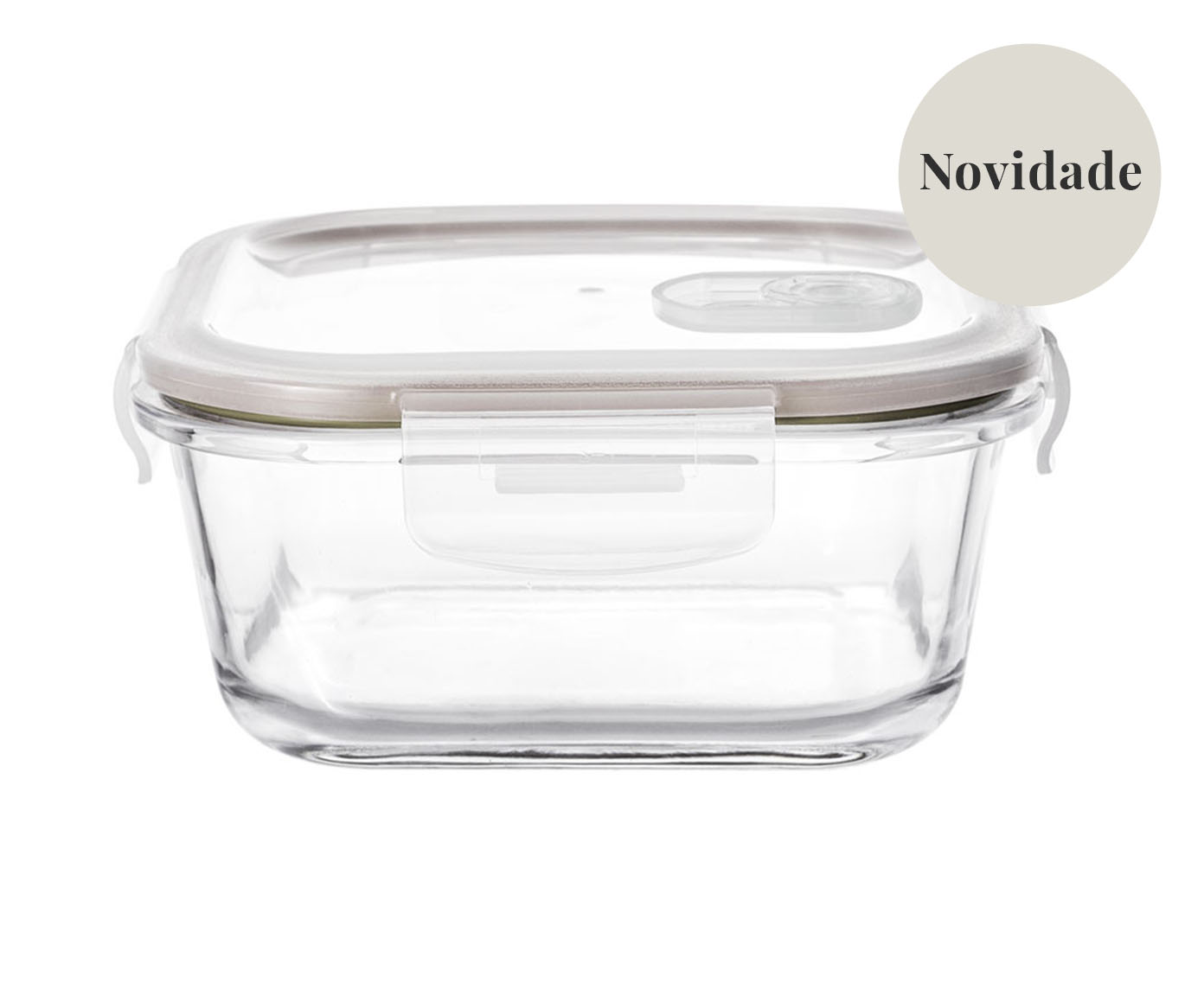 Pote Hermetico Quadrado Moara - image 0