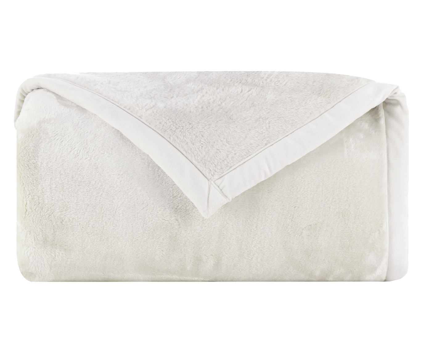 Cobertor Branco Soft Luxo - image 1