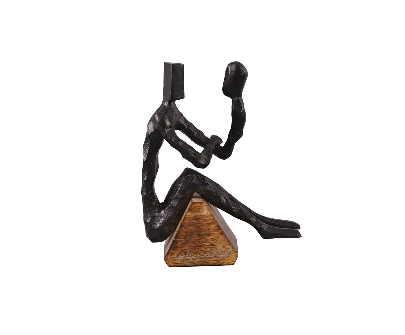 Escultura Leitor Preta image number 1