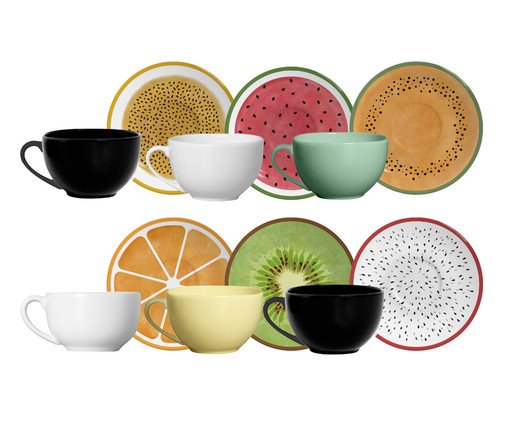 Jogo de X&iacute;caras de Ch&aacute; Mix Salada de Fruta - image 0