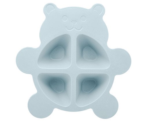Jogo de Prato com Talheres Baby Bear Azul image number 3