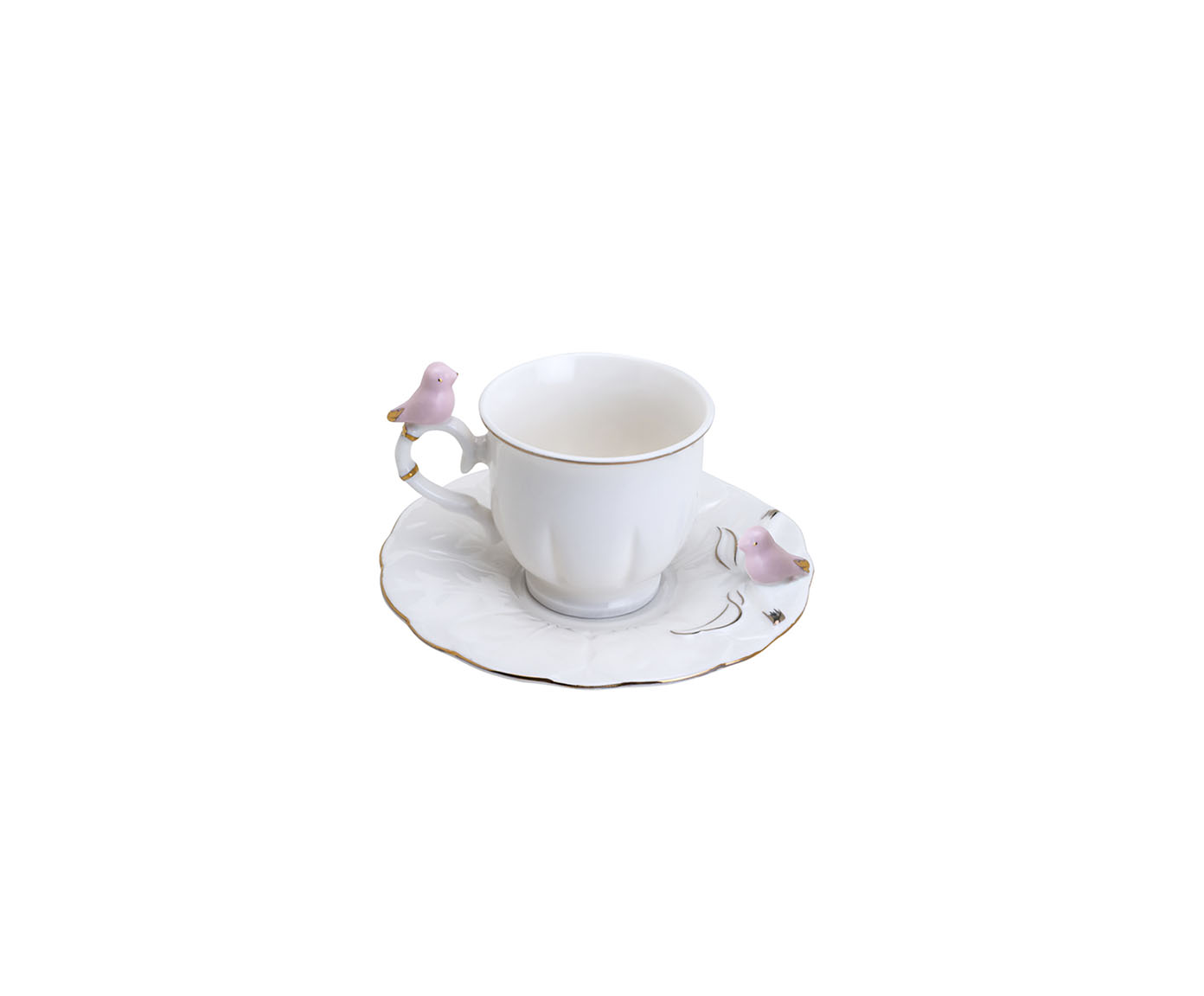 Jogo de X&iacute;caras para Caf&eacute; Birds Round Plate image number 3