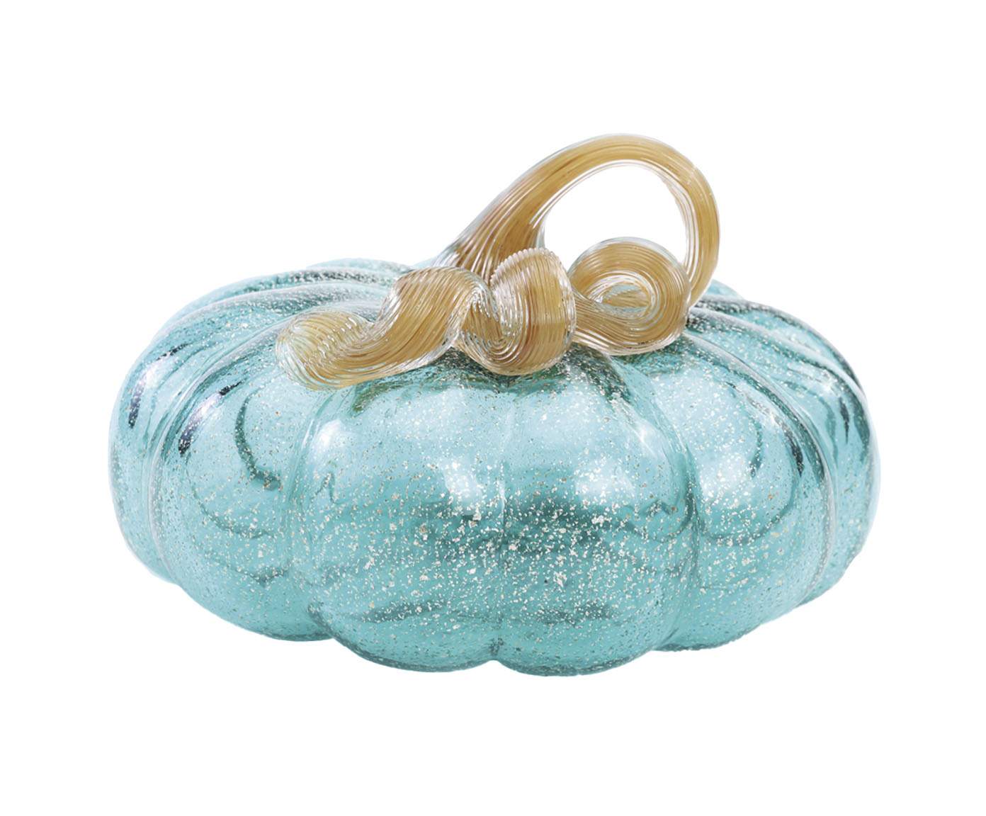 Adorno de Ab&oacute;bora Tiffany II Azul e Dourado - image 0