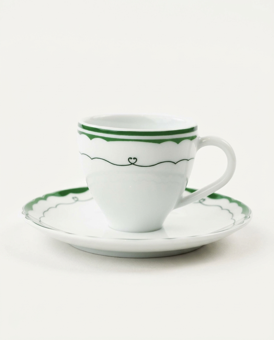 X&iacute;cara Caf&eacute; Cannes em Porcelana Verde image number 4