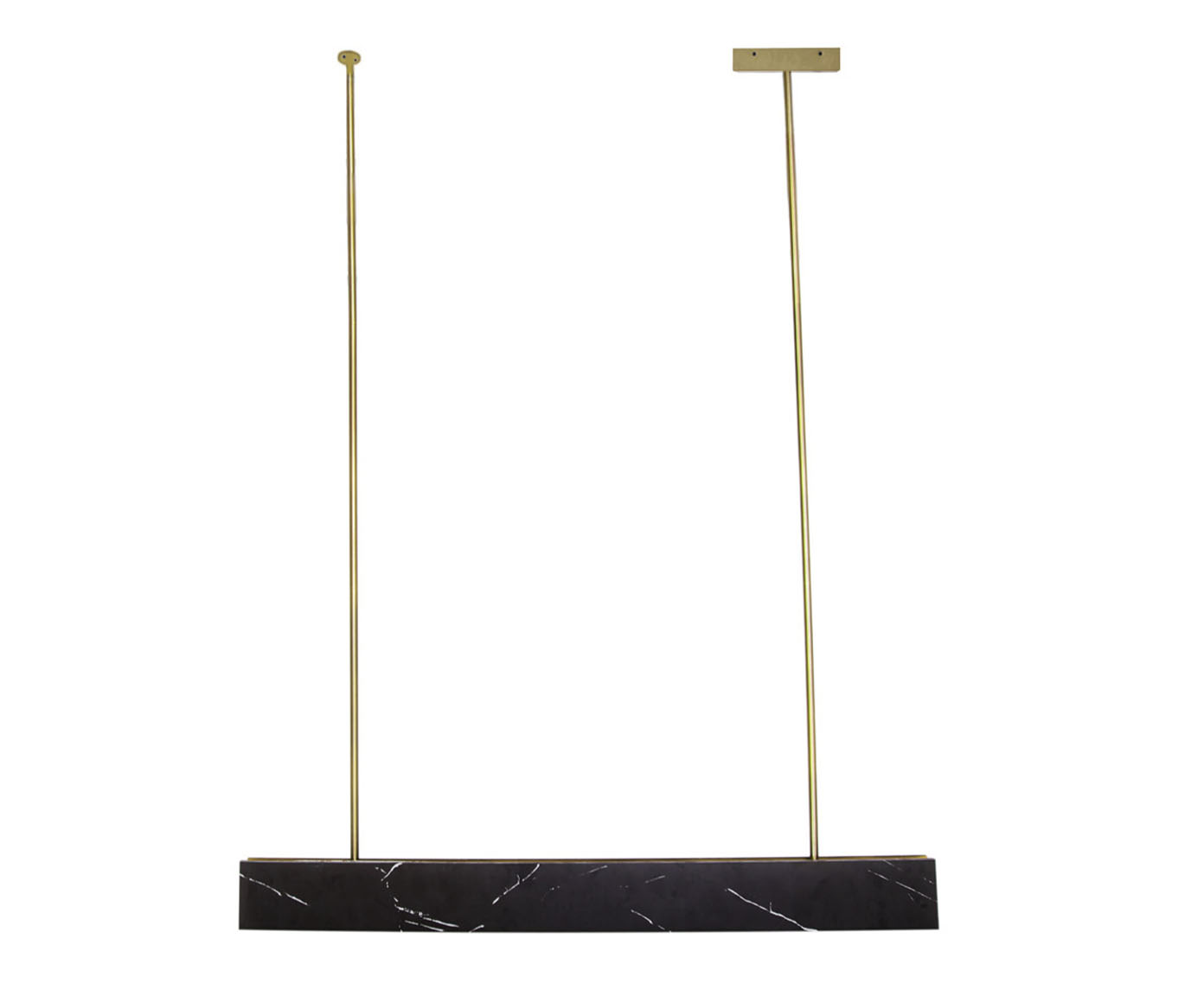 Pendente Achille Led Preto e Dourado Bivolt - image 0