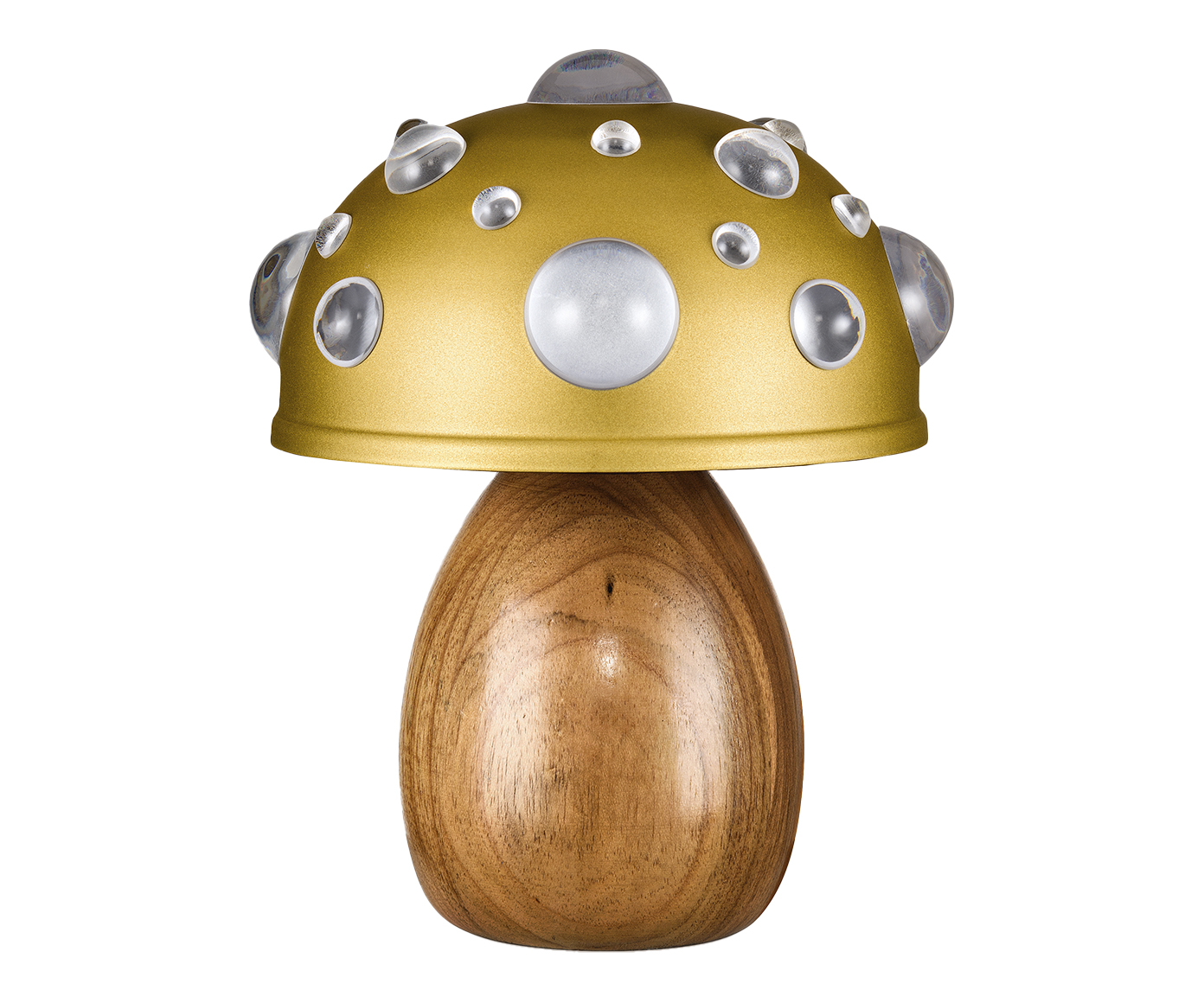 Lumin&aacute;ria Mini Cogumelo Dourado e Freij&oacute; image number 1
