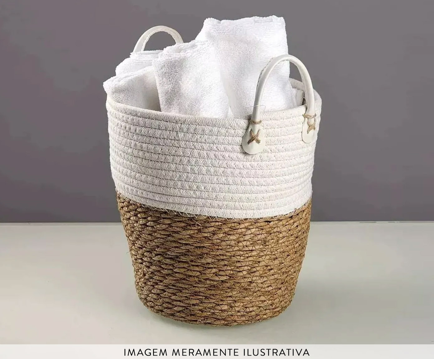 Cestos Philippe Branco - 36X40X36X36cm image number 1