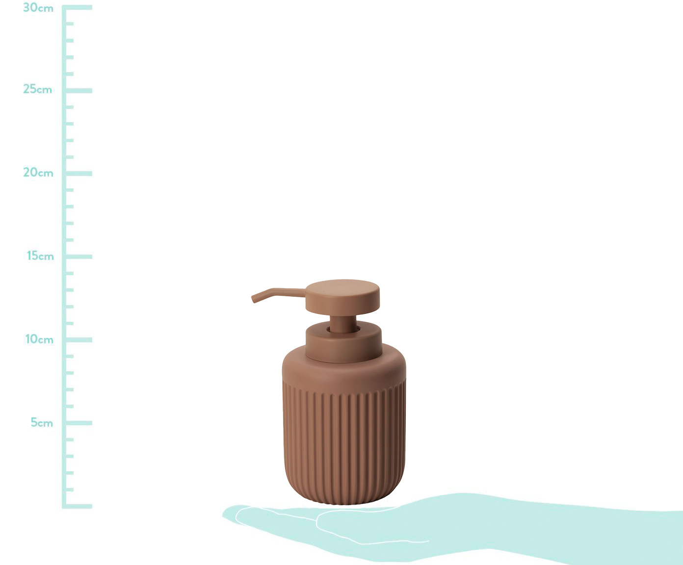 Dispenser em Cimento Lina - Rose image number 1