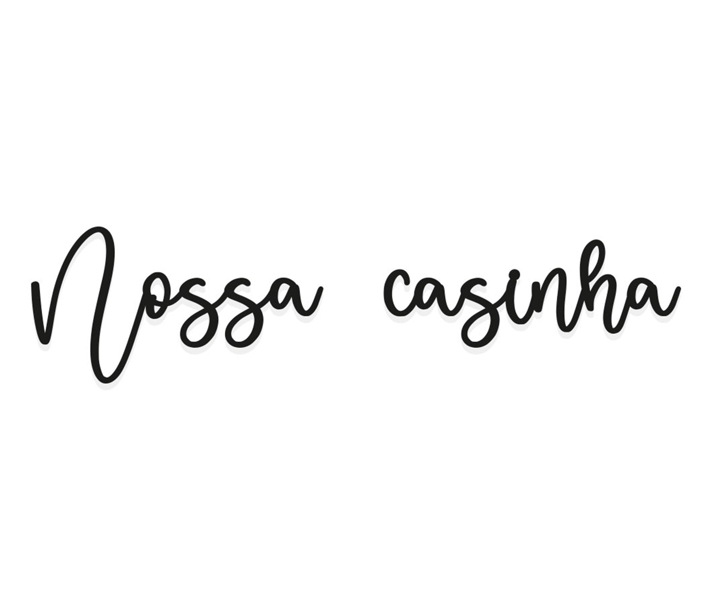 Adorno de Parede Nossa Casinha - image 0