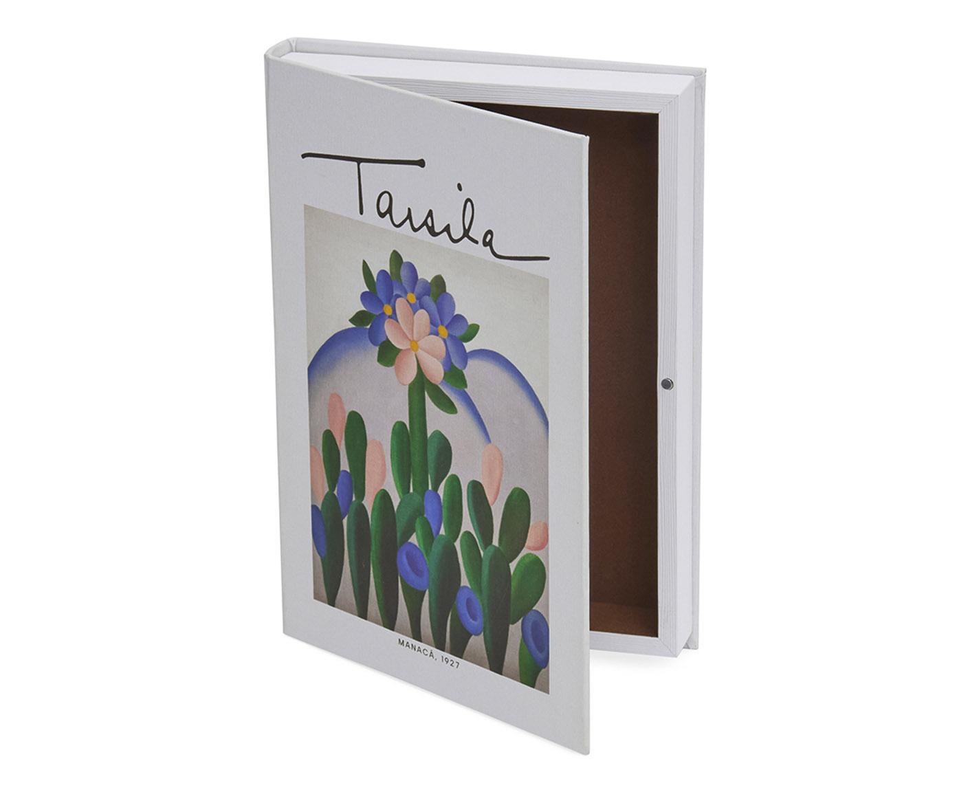 Livro-Caixa em Mdf e Canvas Manaca - image 1