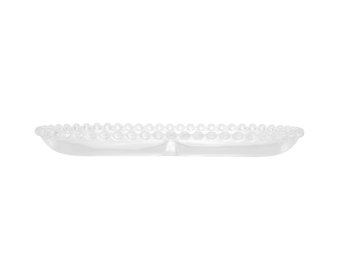 Petisqueira Oval com Divis&oacute;ria Pearl em Cristal image number 3