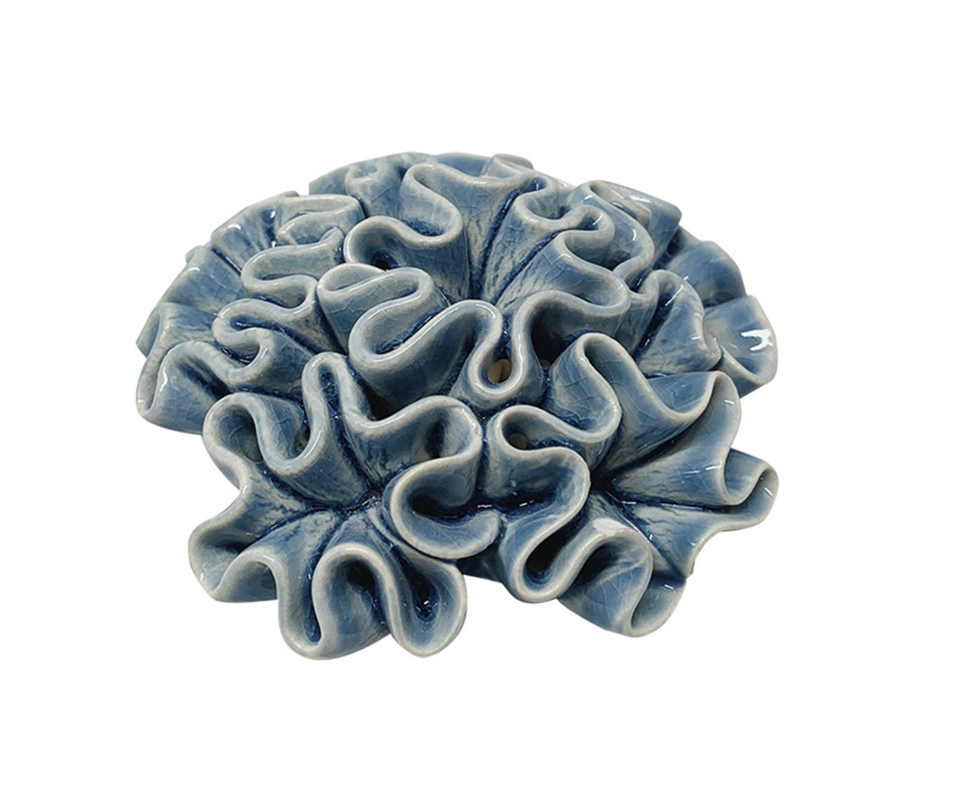 Coral Decorativo em Cer&acirc;mica Massif Azul - image 0