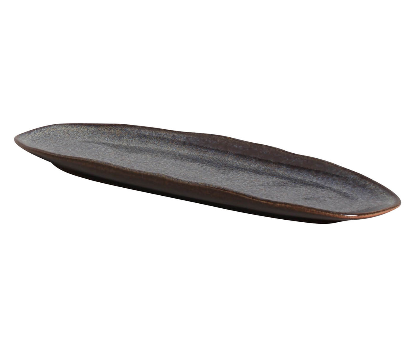 Jogo de Travessas Oval Rasa Org&acirc;nico Titanium Azul Escuro - image 1